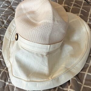 Elegant Cream Sun Hat